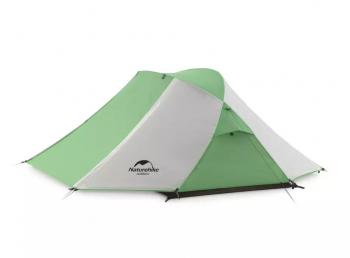 14 159 р. Палатка Naturehike Butterfly 2-местная, алюминиевый каркас, бело-зеленая Naturehike nh21yw132-whgr  с доставкой в г. Кемерово. Увеличить фотографию 1