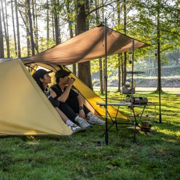 13 499 р. Палатка Naturehike Butterfly 2-местная, алюминиевый каркас, желто-коричневый Naturehike nh21yw132-yebr  с доставкой в г. Кемерово. Увеличить фотографию 7
