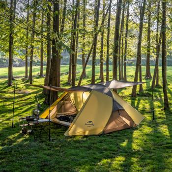13 499 р. Палатка Naturehike Butterfly 2-местная, алюминиевый каркас, желто-коричневый Naturehike nh21yw132-yebr  с доставкой в г. Кемерово. Увеличить фотографию 6