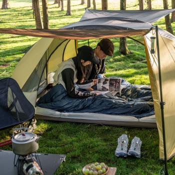 13 499 р. Палатка Naturehike Butterfly 2-местная, алюминиевый каркас, желто-коричневый Naturehike nh21yw132-yebr  с доставкой в г. Кемерово. Увеличить фотографию 5