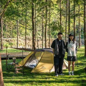 13 499 р. Палатка Naturehike Butterfly 2-местная, алюминиевый каркас, желто-коричневый Naturehike nh21yw132-yebr  с доставкой в г. Кемерово. Увеличить фотографию 8