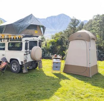 13 629 р. Палатка Naturehike душ-туалет, алюминиевый каркас, коричневый Naturehike nh21zp005-br  с доставкой в г. Кемерово. Увеличить фотографию 9