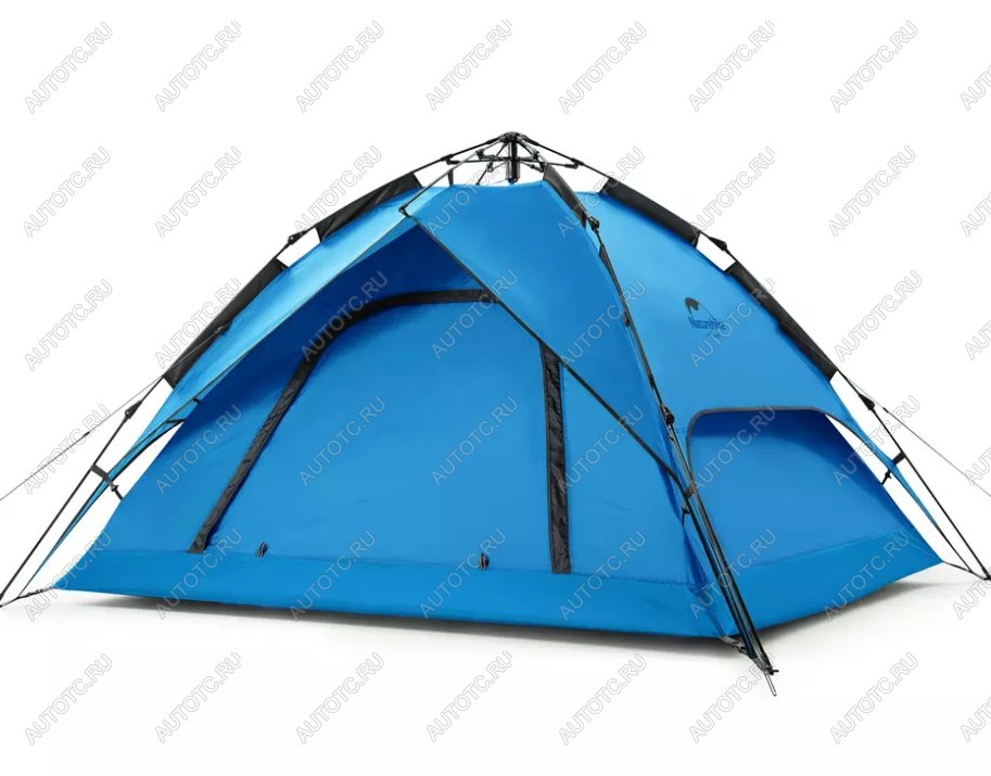 9 179 р. Палатка Naturehike 4-местная, быстросборная, синяя Naturehike nh21zp008-4bl  с доставкой в г. Кемерово