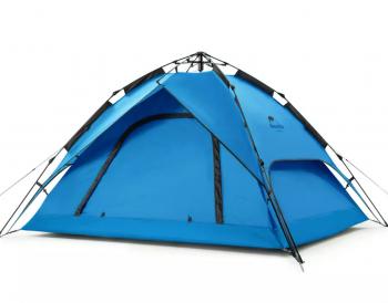 9 179 р. Палатка Naturehike 4-местная, быстросборная, синяя Naturehike nh21zp008-4bl  с доставкой в г. Кемерово. Увеличить фотографию 2