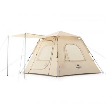 13 949 р. Палатка Naturehike Ango 3-местная, быстросборная, бежевая Naturehike nh21zp010-kh  с доставкой в г. Кемерово. Увеличить фотографию 1