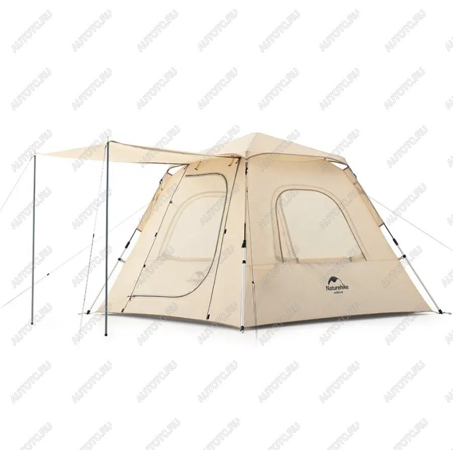 13 949 р. Палатка Naturehike Ango 3-местная, быстросборная, бежевая Naturehike nh21zp010-kh  с доставкой в г. Кемерово