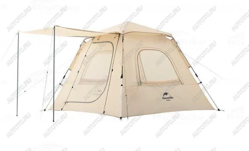 20 789 р. Палатка Naturehike Ango 3-местная, быстросборная, снежная юбка, бежевая Naturehike nh21zp010-khskr  с доставкой в г. Кемерово