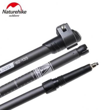 4 749 р. Палки треккинговые, алюминиевые, ST03, серые, для ходьбы (2 шт.) Naturehike nh17d017-d-ug.set  с доставкой в г. Кемерово. Увеличить фотографию 4