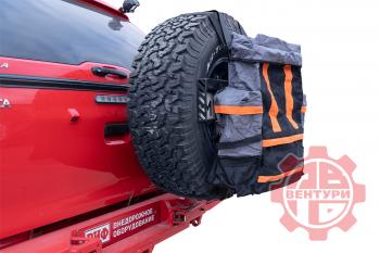 10 119 р. Сумка для вещей на запасное колесо черная Telawei Telawei reartyrebagpl  с доставкой в г. Кемерово. Увеличить фотографию 10