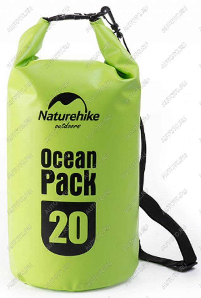 1 059 р. Гермомешок Naturehike Ocean Pack 20 л. (зелёный) Naturehike fs15m010-j-20gr  с доставкой в г. Кемерово