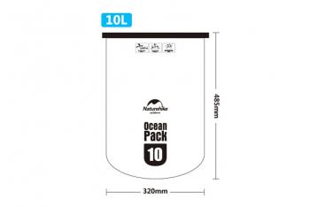 919 р. Гермомешок Naturehike Ocean Pack 10 л. (синий) Naturehike fs15m010-j10bl  с доставкой в г. Кемерово. Увеличить фотографию 6