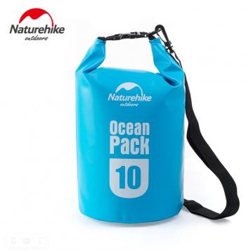 919 р. Гермомешок Naturehike Ocean Pack 10 л. (синий) Naturehike fs15m010-j10bl  с доставкой в г. Кемерово. Увеличить фотографию 1
