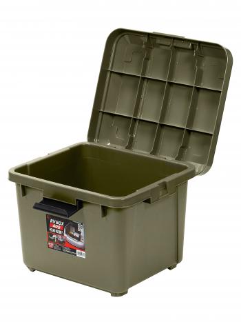 2 349 р. Ящик экспедиционный IRIS RV BOX 400, хаки, 28 литров 42x37,5x33 см. IRIS OHYAMA rv400kh  с доставкой в г. Кемерово. Увеличить фотографию 2