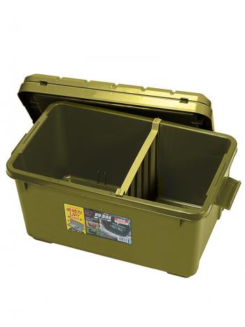 5 139 р. Ящик экспедиционный IRIS RV BOX RV600C c двойной разделенной крышкой, 40 л 61,5x37,5x34 см хаки IRIS OHYAMA rv600ckh  с доставкой в г. Кемерово. Увеличить фотографию 3