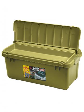 6 479 р. Ящик экспедиционный IRIS RV BOX 800 c двойной разделенной крышкой 79x37x33 см хаки IRIS OHYAMA rv800ckh  с доставкой в г. Кемерово. Увеличить фотографию 2
