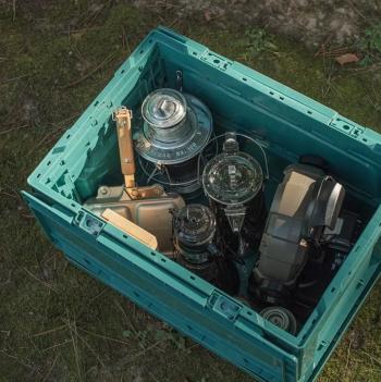 2 969 р. Ящик туристический Naturehike 25 л, трансформер, зеленый Naturehike nh20sj036-dgr25l  с доставкой в г. Кемерово. Увеличить фотографию 2