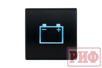 909 р. Кнопка ВКЛВЫКЛ, голубой, BATTERY TOYOTA 22x22 РИФ rif22-1-7111304  с доставкой в г. Кемерово. Увеличить фотографию 3