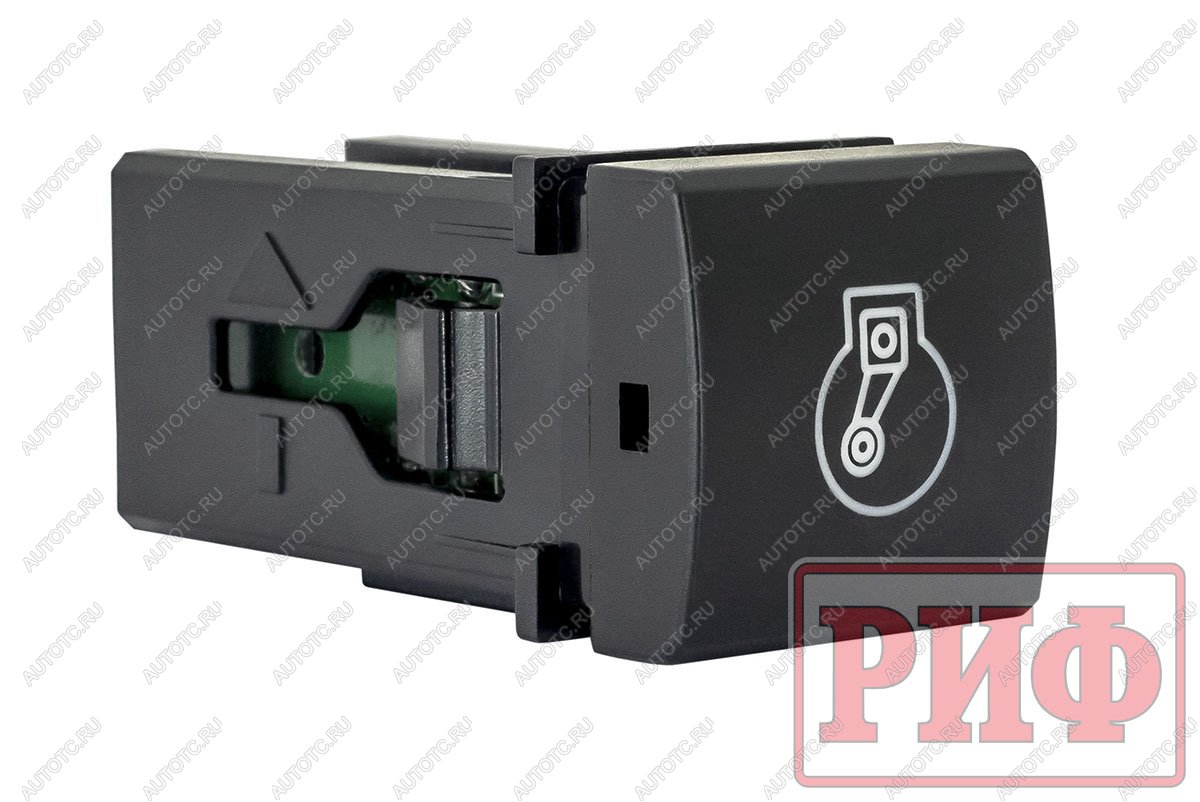 989 р. Кнопка ВКЛВЫКЛ, голубой, COMPRESSOR TOYOTA 22x22 РИФ rif22-1-7111404  с доставкой в г. Кемерово
