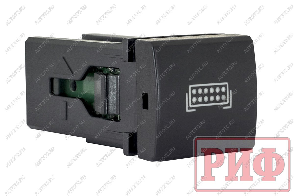 909 р. Кнопка ВКЛВЫКЛ, голубой, FRONT LIGHTS TOYOTA 22x22 РИФ rif22-1-7111904  с доставкой в г. Кемерово