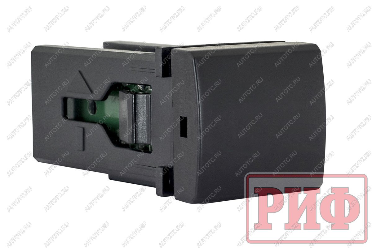 909 р. Кнопка ВКЛВЫКЛ, голубой, TOYOTA 22x22 (под гравировку) РИФ rif22-1-7112104  с доставкой в г. Кемерово