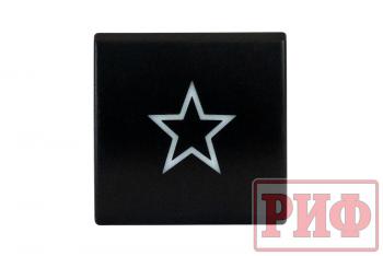 909 р. Кнопка ВКЛВЫКЛ, голубой, универсальная, TOYOTA 22x22 РИФ rif22-1-7112204  с доставкой в г. Кемерово. Увеличить фотографию 2