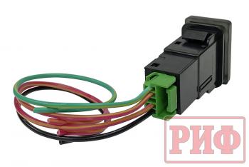 789 р. Кнопка ВКЛВЫКЛ, белый, BATTERY TOYOTA 32x22 РИФ rif22-1-1104304  с доставкой в г. Кемерово. Увеличить фотографию 2