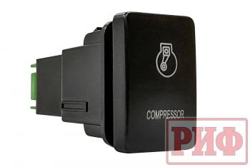 789 р. Кнопка ВКЛВЫКЛ, белый, COMPRESSOR TOYOTA 32x22 РИФ rif22-1-1104404  с доставкой в г. Кемерово. Увеличить фотографию 1