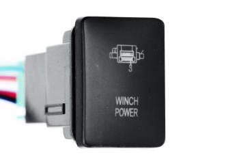 789 р. Кнопка ВКЛВЫКЛ, белый, WINCH POWER TOYOTA 32x22 РИФ rif22-1-1104504  с доставкой в г. Кемерово. Увеличить фотографию 1