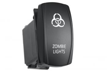 739 р. Переключатель ВКЛВЫКЛ, белый, ZOMBIE LIGHTS РИФ rif22-1-1100700  с доставкой в г. Кемерово. Увеличить фотографию 1