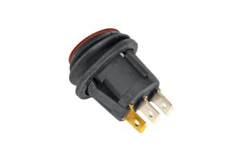 119 р. Переключатель ВКЛВЫКЛ, красный, круглый РИФ rif22-1-2106100  с доставкой в г. Кемерово. Увеличить фотографию 4