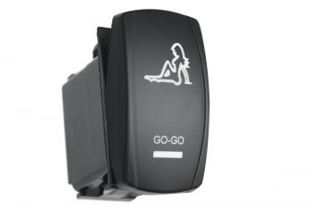 529 р. Переключатель ВКЛВЫКЛ, синий, GO-GO РИФ rif22-1-4102700  с доставкой в г. Кемерово. Увеличить фотографию 1
