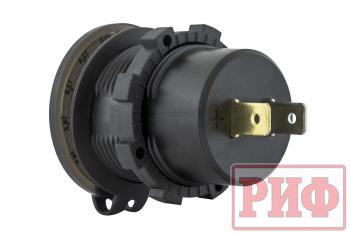 1 699 р. Розетка USB 2 QC 3.0 с вольтметром РИФ rif22-4-01460  с доставкой в г. Кемерово. Увеличить фотографию 3