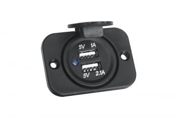 969 р. Розетка USB 3,1А c монтажной панелью РИФ rif22-4-1008800  с доставкой в г. Кемерово. Увеличить фотографию 2