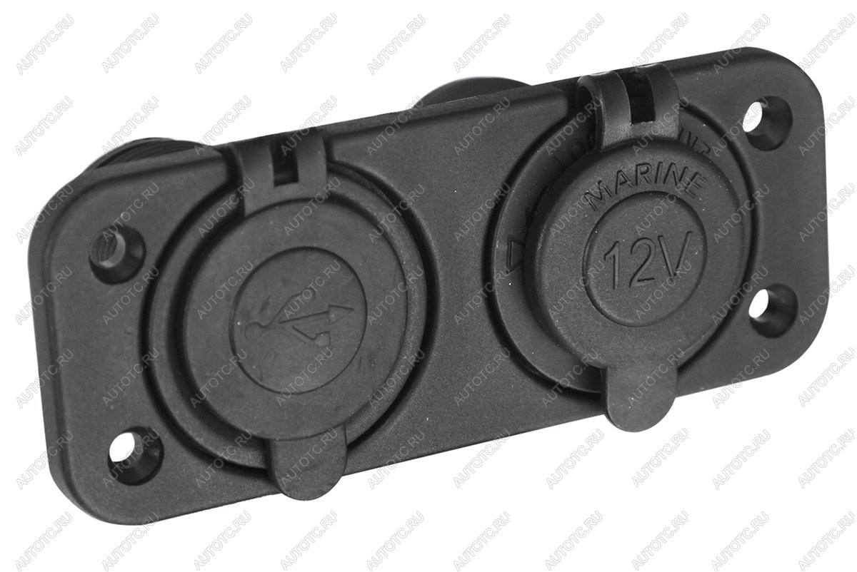 1 249 р. Розетка комбинированная с USB 3,1А на монтажной панели РИФ rif22-4-1009100  с доставкой в г. Кемерово