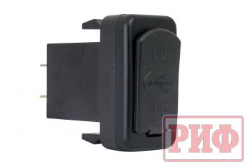 1 849 р. Розетка USB 2 QC 3.0 для Toyota 40x20 РИФ rif22-4-1013700  с доставкой в г. Кемерово. Увеличить фотографию 2