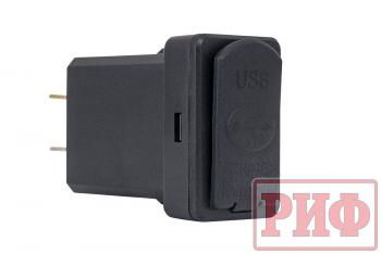 1 849 р. Розетка USB 2 QC 3.0 для Toyota 30x22х38 РИФ rif22-4-1013800  с доставкой в г. Кемерово. Увеличить фотографию 2