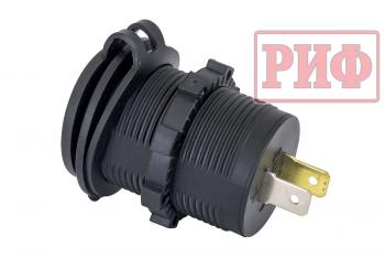 1 589 р. Розетка USB 2 QC 3.0 34x37х54 РИФ rif22-4-1014000  с доставкой в г. Кемерово. Увеличить фотографию 4
