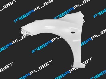 Переднее левое крыло (стеклопластик) Fiberplast Mazda 3/Axela  BL (2009-2013) дорестайлинг седан, дорестайлинг, хэтчбэк 5 дв., рестайлинг седан, рестайлинг, хэтчбэк