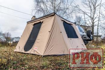 35 169 р. Стенки к автомобильной маркизе РИФ 3Х2.5 м Black Out РИФ rifan5306-3025c  с доставкой в г. Кемерово. Увеличить фотографию 3