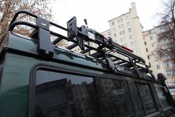 33 999 р. Багажник экспедиционный РИФ для Land Rover Defender 1350x1900 мм  rifdef-roof1900  с доставкой в г. Кемерово. Увеличить фотографию 2