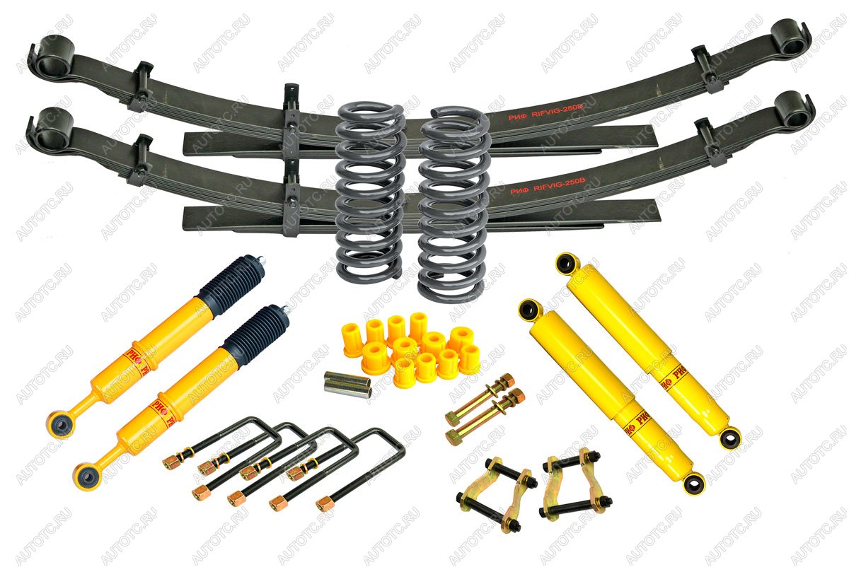 105 969 р. Лифт-комплект РИФ Toyota Hilux 2005-2014, Sollers ST6, Jac T6 лифт 45 мм средний  rif-vig-b  с доставкой в г. Кемерово