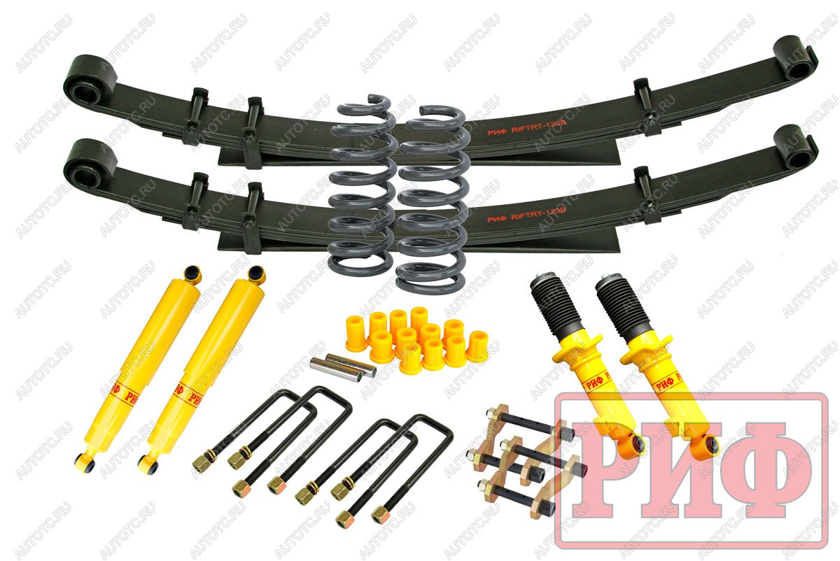 101 659 р. Лифт-комплект РИФ Mitsubishi L200 2015+, Fiat Fullback 2016+ мягкий лифт 40 мм  rif-tmq-b  с доставкой в г. Кемерово