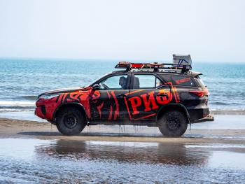 43 849 р. Багажник экспедиционный (корзина) РИФ 1200х2100 мм для Toyota Fortuner 2015+  riffrt-roof1  с доставкой в г. Кемерово. Увеличить фотографию 6