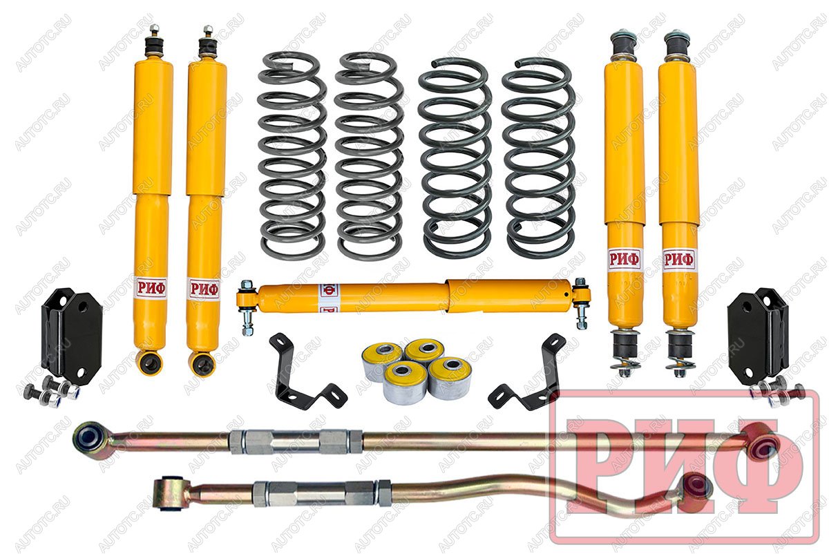 125 819 р. Лифт-комплект РИФ Toyota Land Cruiser 80105 лифт 50 мм жесткий (постоянная нагрузка)  rif-tlc80-d  с доставкой в г. Кемерово