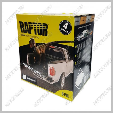 13 749 р. Покрытие защитное повышенной прочноcти RAPTOR белое, с отвердителем 2K U-POL 4л+1л  rlws4  с доставкой в г. Кемерово