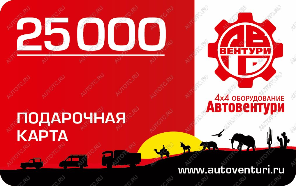 24 999 р. Карта подарочная 25000  gc25000  с доставкой в г. Кемерово