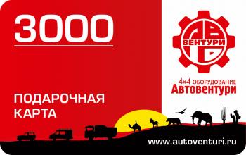 Карта подарочная 3000  gc3000