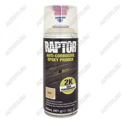 3 659 р. Грунт эпоксидный антикоррозийный RAPTOR в аэрозоли 2K U-POL 400 мл  repal  с доставкой в г. Кемерово