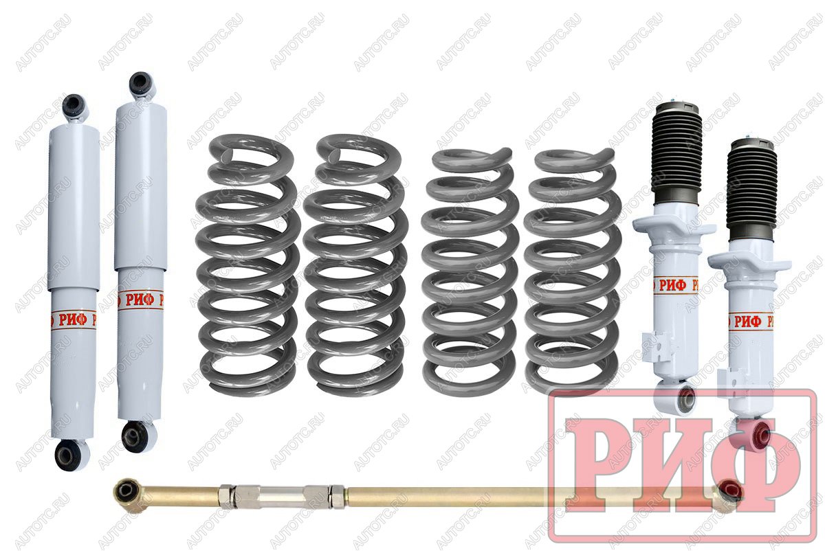 72 419 р. Лифт-комплект РИФ газовый Mitsubishi Pajero Sport III 2015+ лифт 40 мм жесткий  rif-ps3-c-g  с доставкой в г. Кемерово