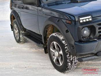 8 799 р. Расширители колёсных арок ВАЗ НИВА 4X4 URBAN 3D (передние 70 мм, задние 70 мм)  ткн-21u  с доставкой в г. Кемерово. Увеличить фотографию 2